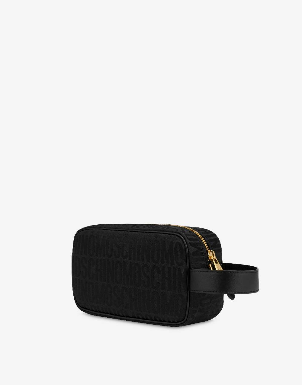 Love Moschino Beauty Case In Nylon Allover Logo