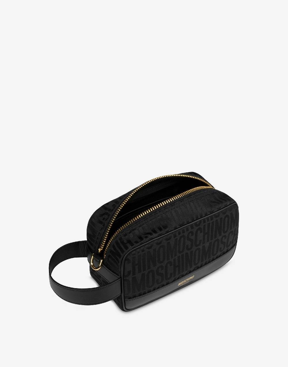 Love Moschino Beauty Case In Nylon Allover Logo