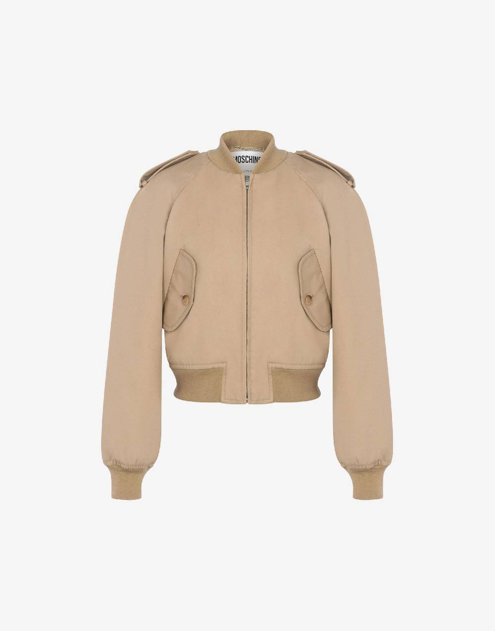 Love Moschino Bomber in gabardina 100% Shrunk