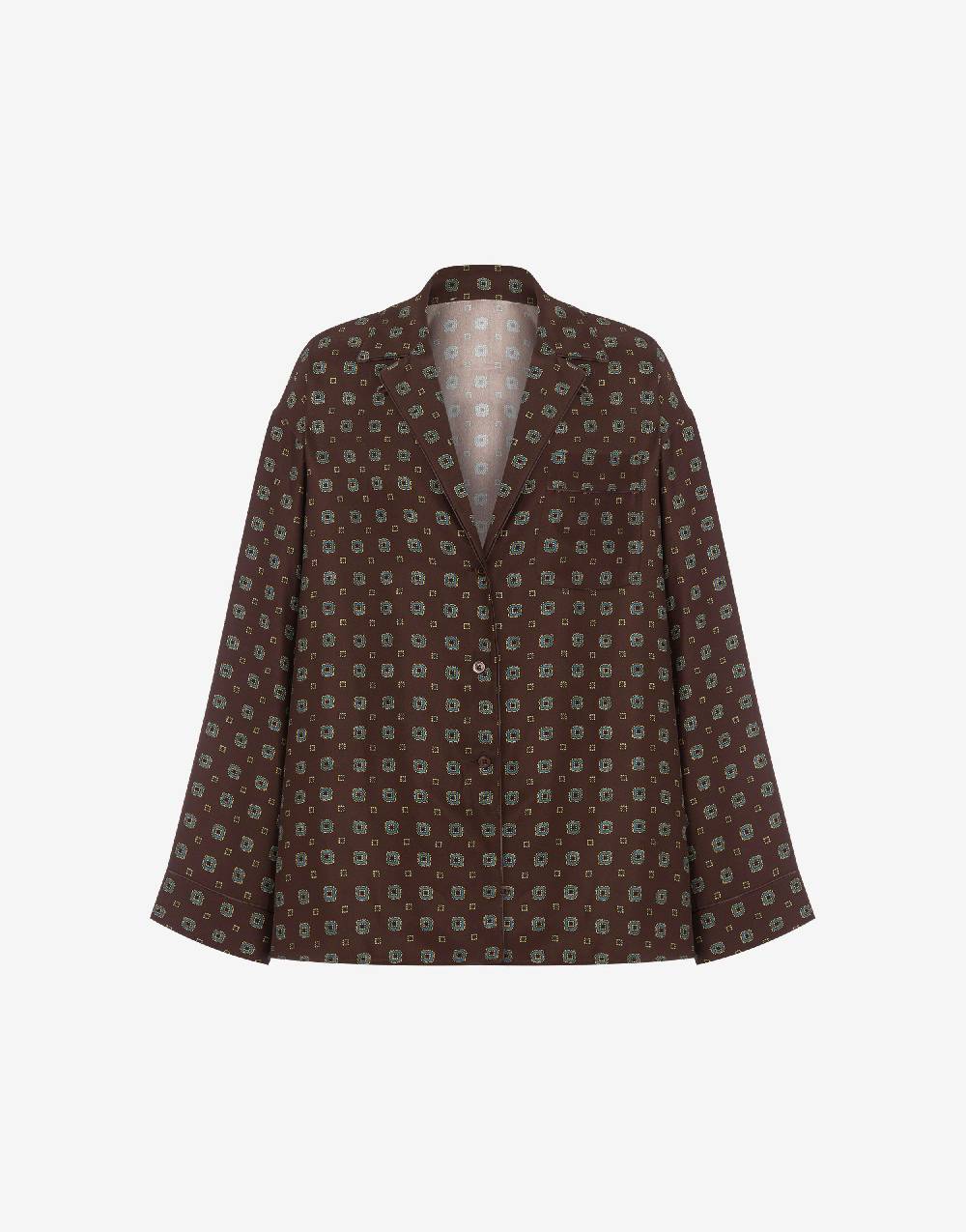 Love Moschino Camicia in raso Tie Print
