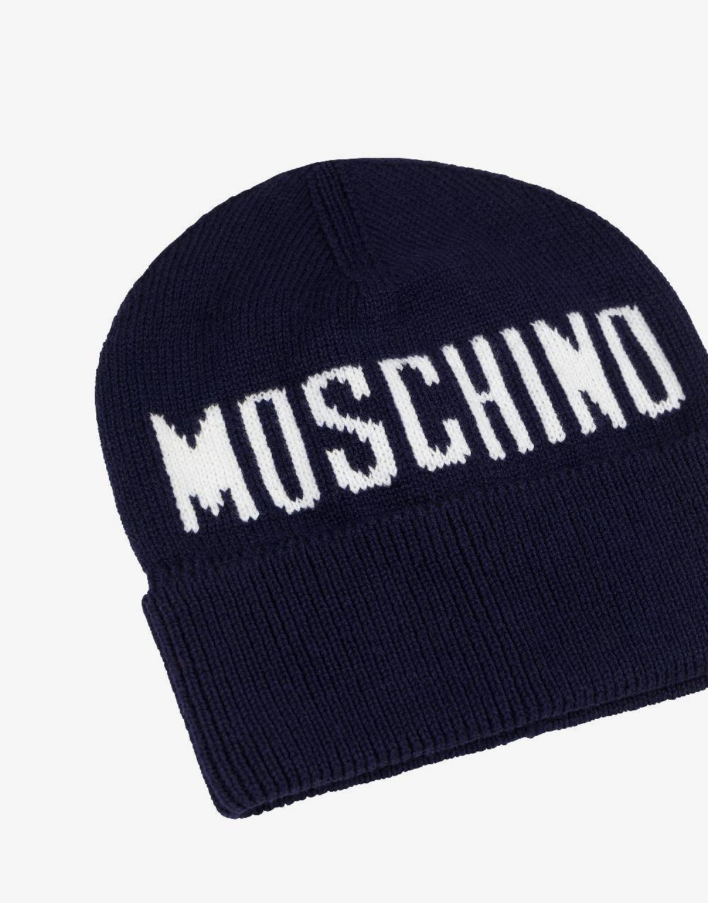 Love Moschino Cappello In Maglia Con Logo