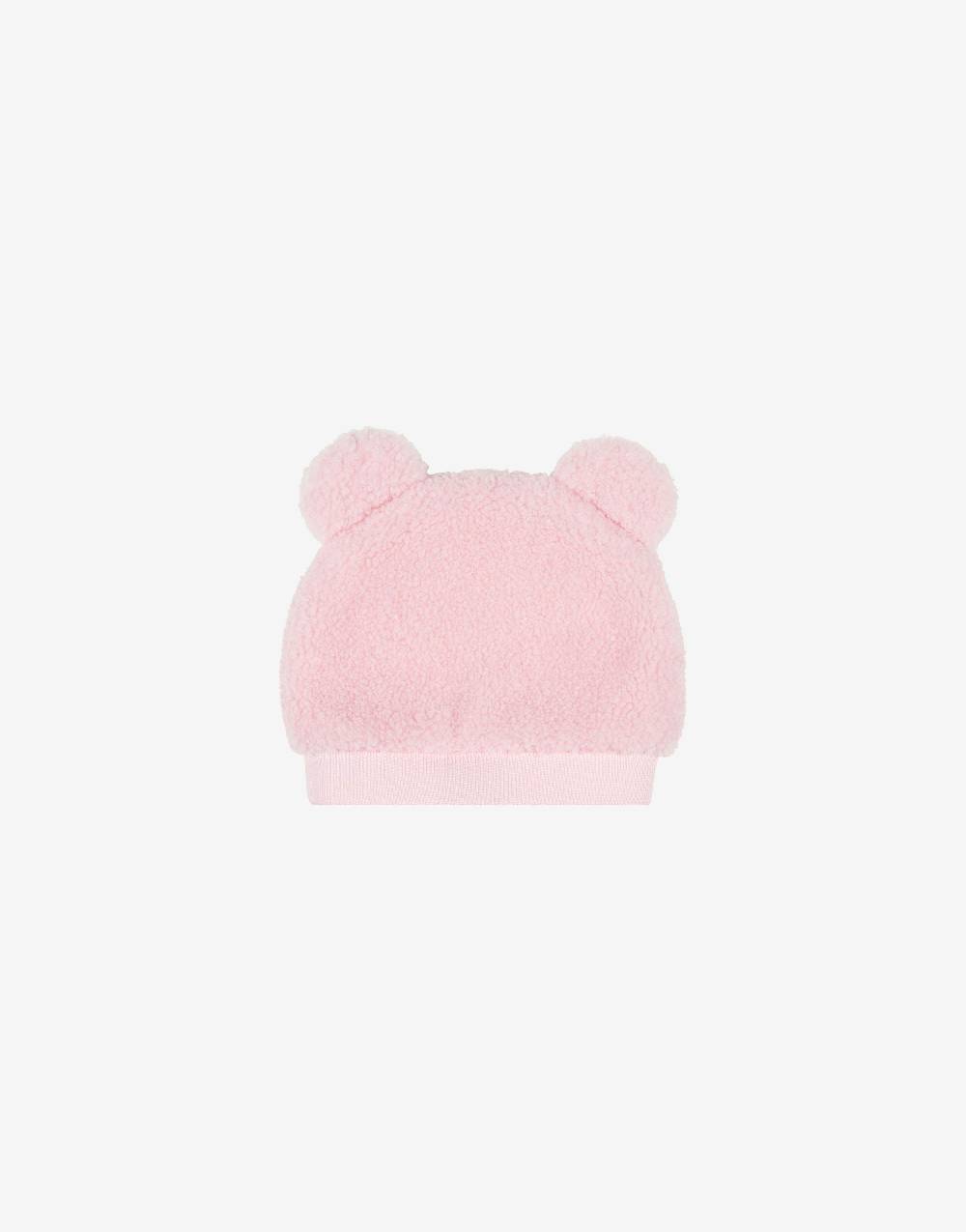 Love Moschino Cappello In Tessuto Soft Teddy Patch