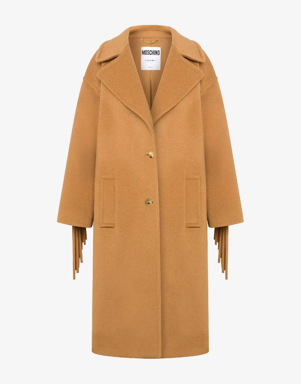 Love Moschino Cappotto con frange