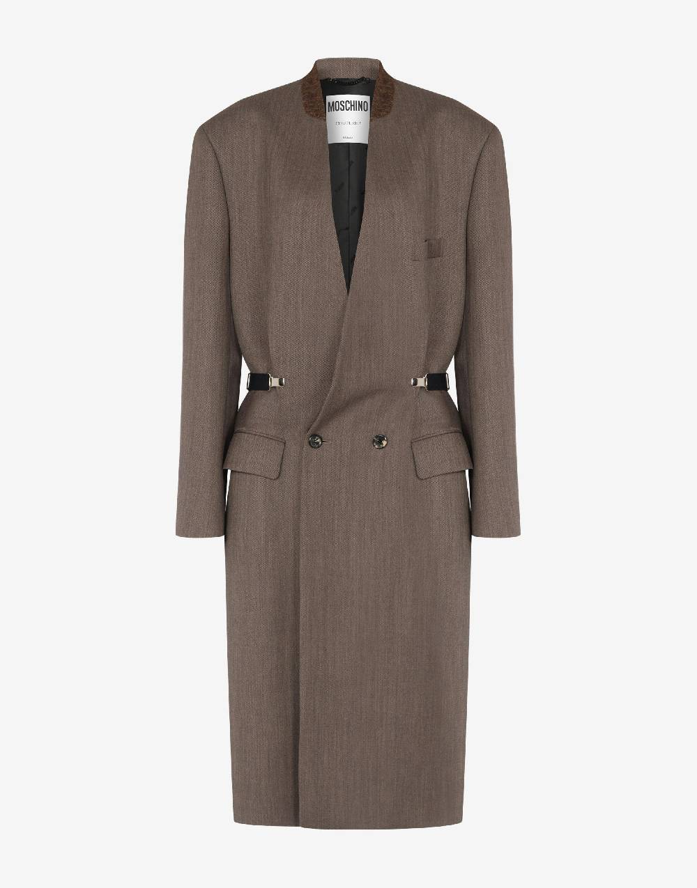 Love Moschino Cappotto in tela di lana