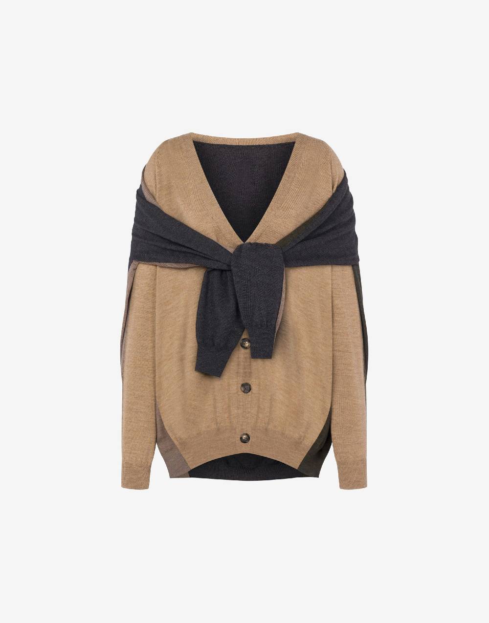 Love Moschino Cardigan in lana Layer Up