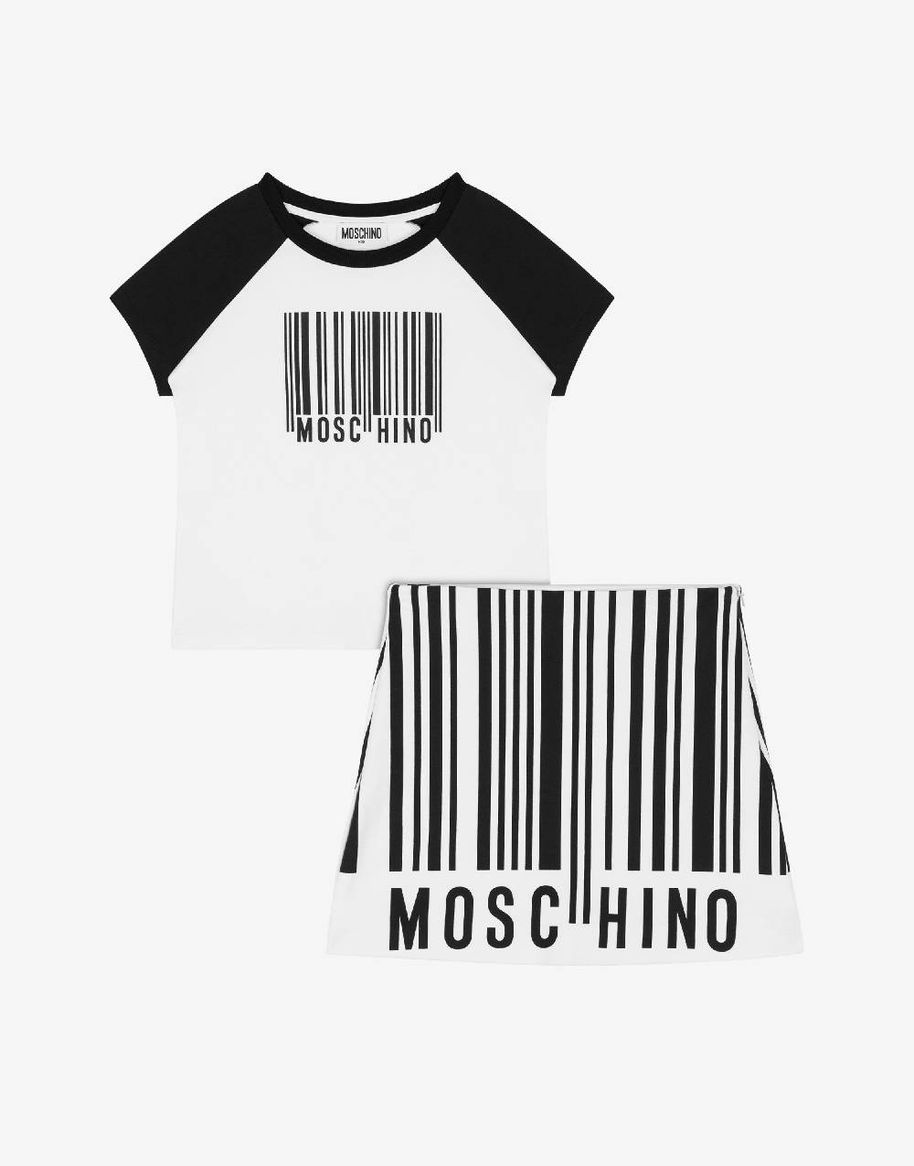 Love Moschino Completo t-shirt e gonna Barcode