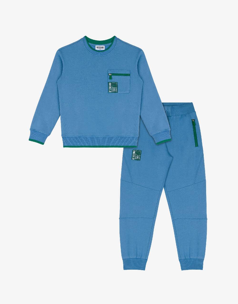 Love Moschino Completo tuta in felpa Barcode Patch