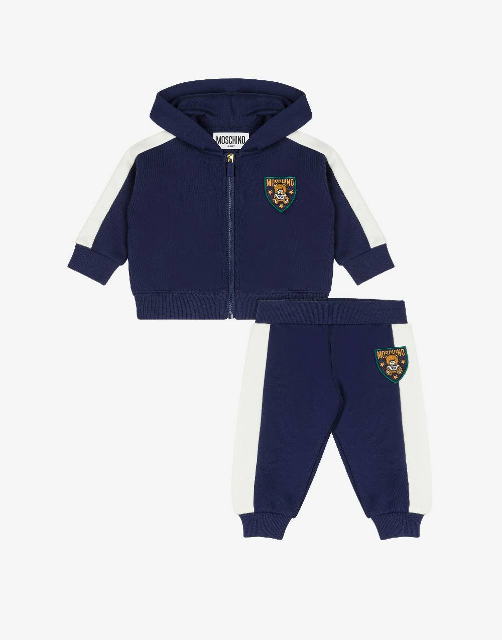 Love Moschino Completo tuta in felpa Logo Patch