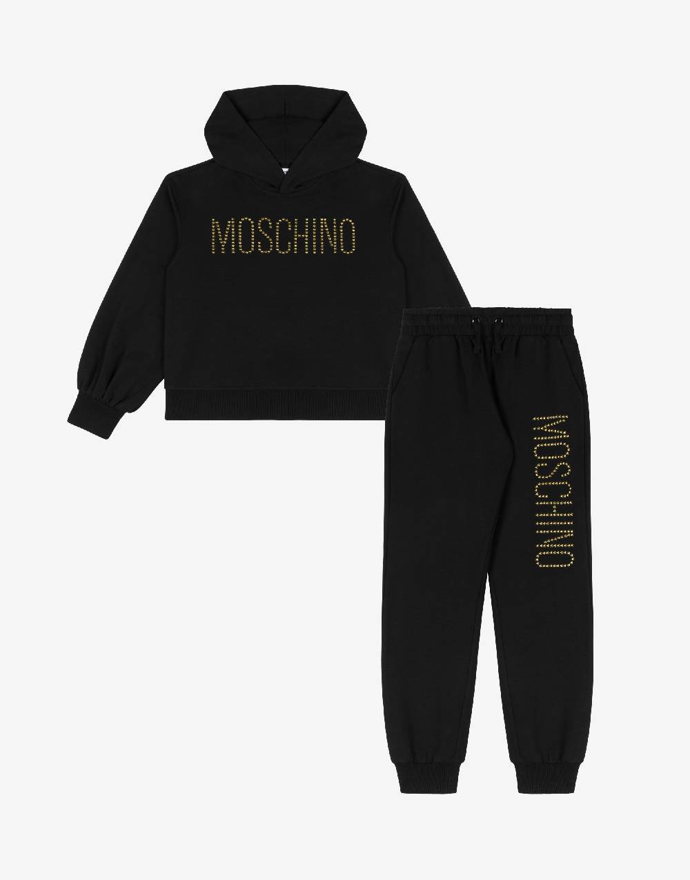 Love Moschino Completo tuta in felpa Studded Logo