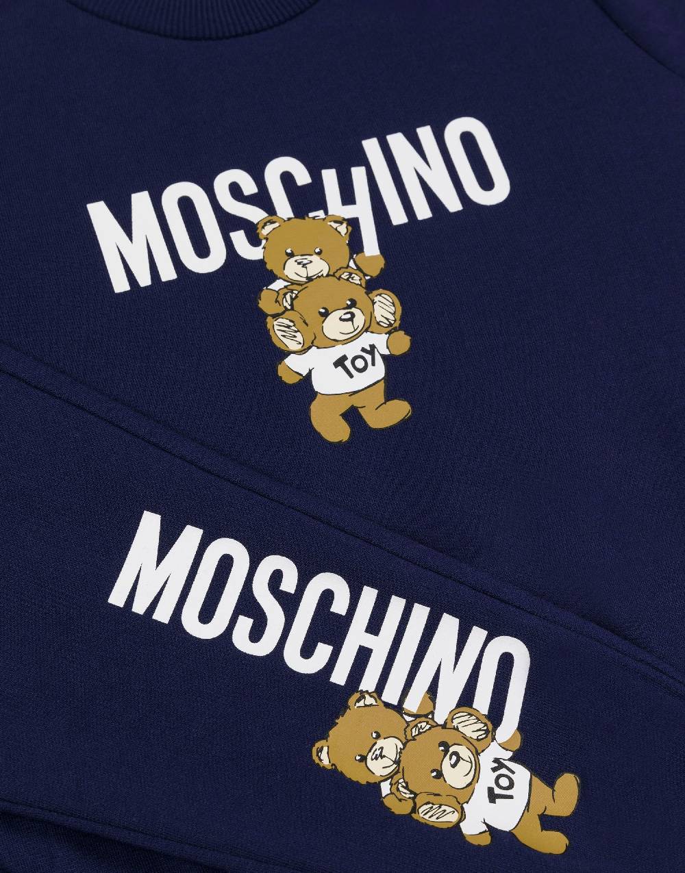 Love Moschino Completo Tuta In Felpa Teddy Logo
