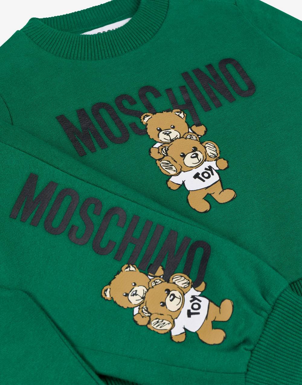 Love Moschino Completo Tuta In Felpa Teddy Logo