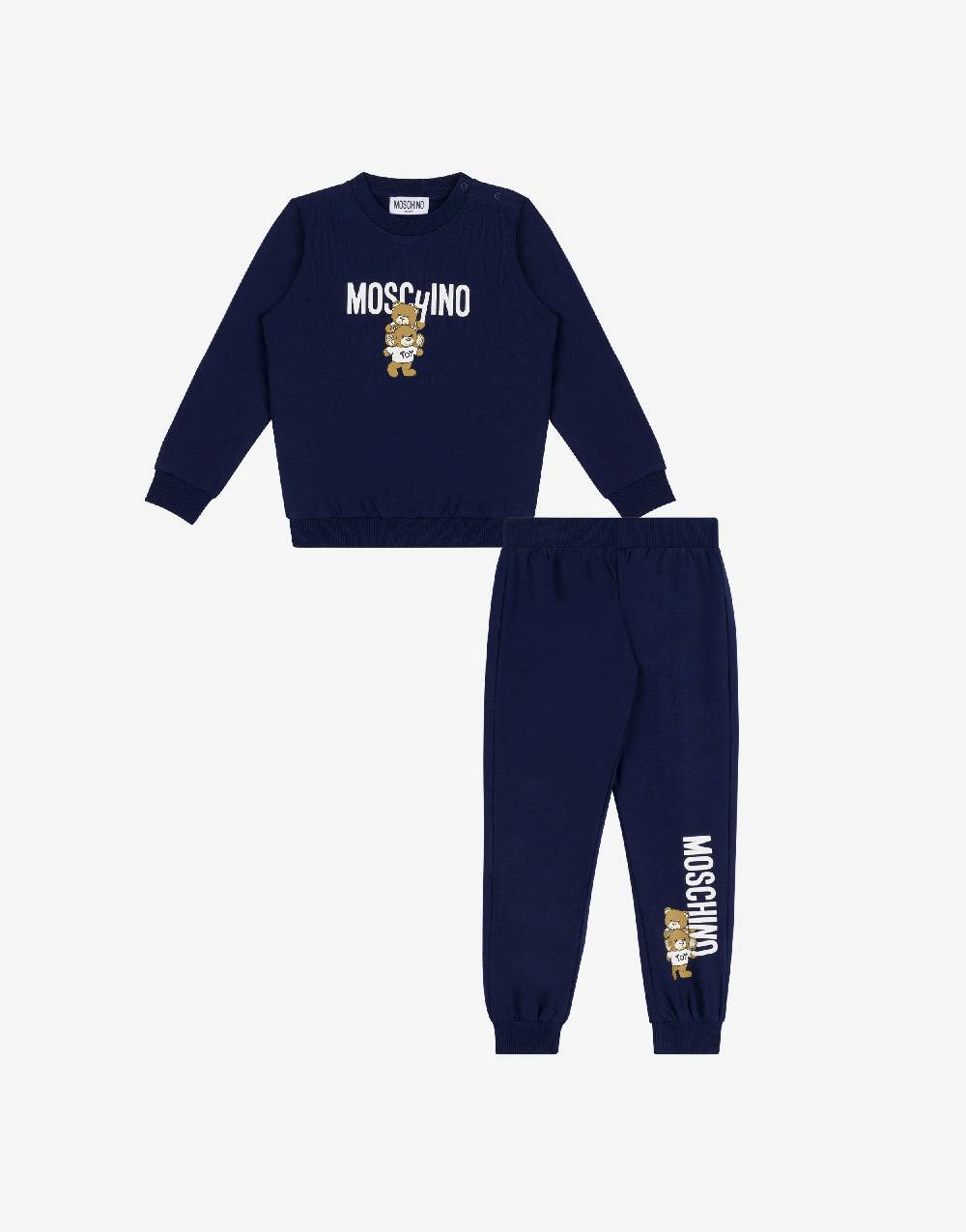 Love Moschino Completo tuta in felpa Teddy Logo