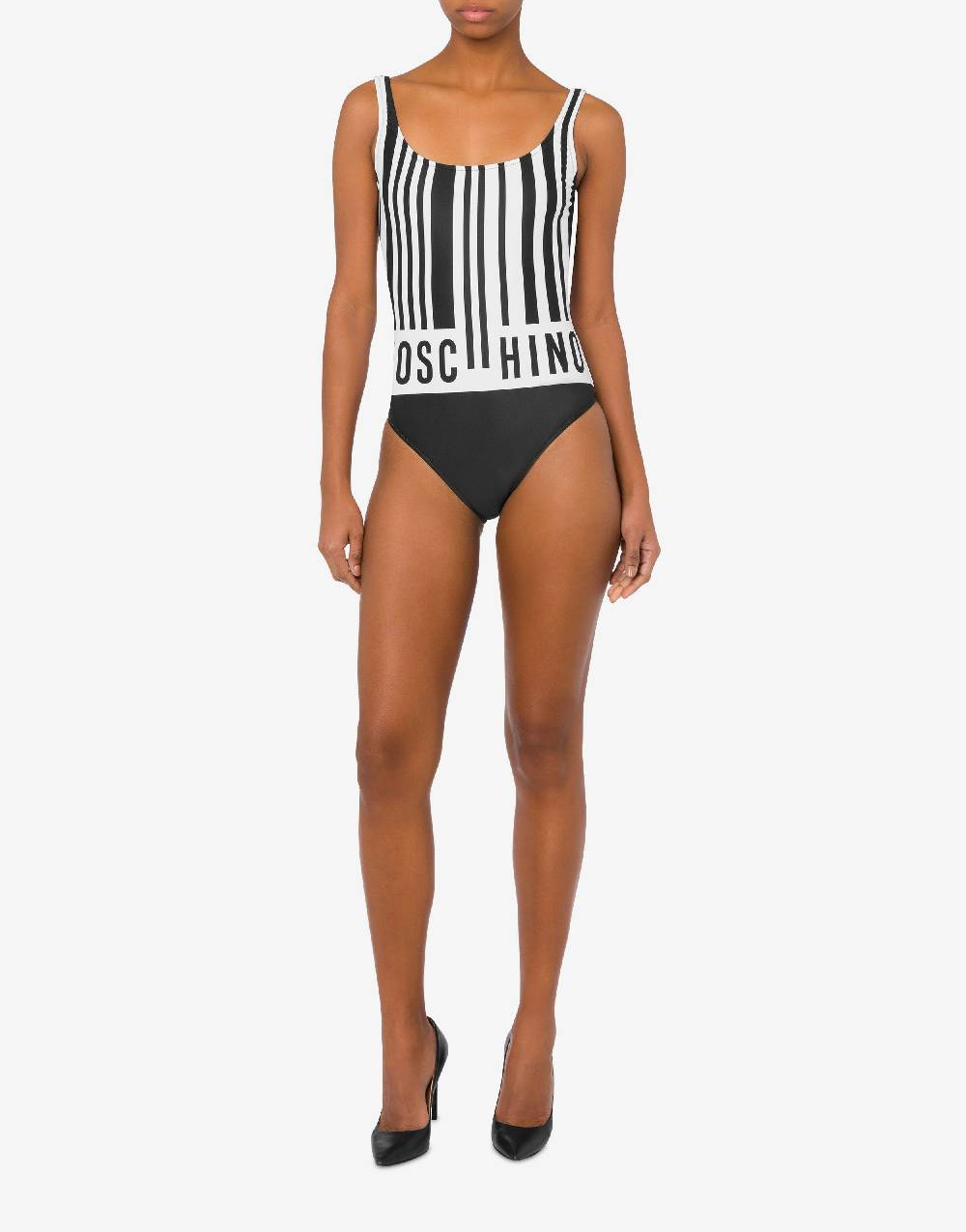 Love Moschino Costume Intero Con Stampa Barcode