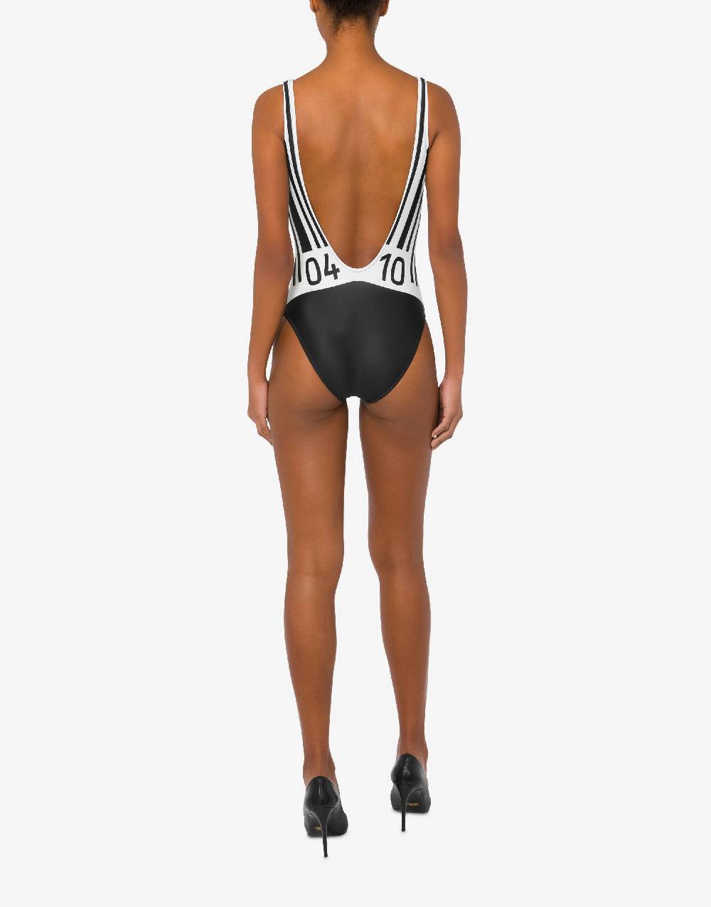 Love Moschino Costume Intero Con Stampa Barcode