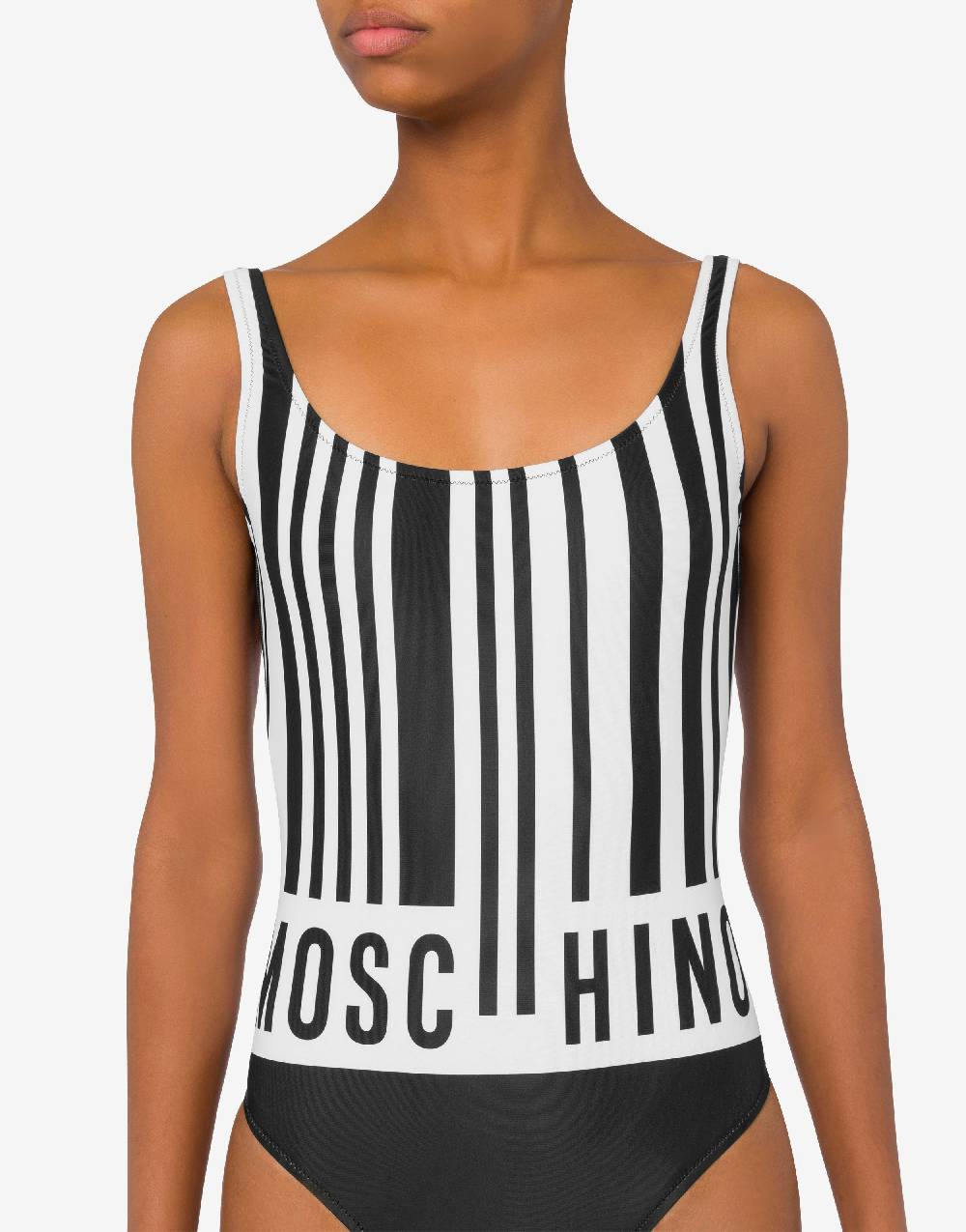 Love Moschino Costume Intero Con Stampa Barcode