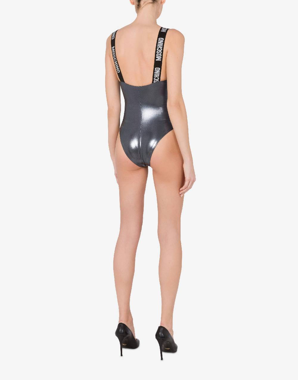 Love Moschino Costume Intero Shiny & Silver