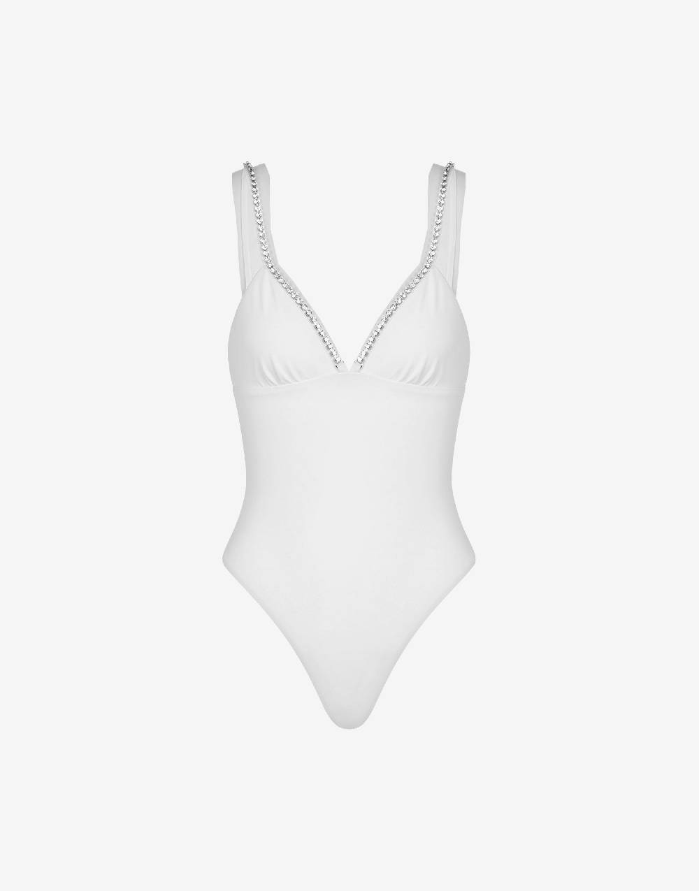 Love Moschino Costume intero Shiny Silver Logo