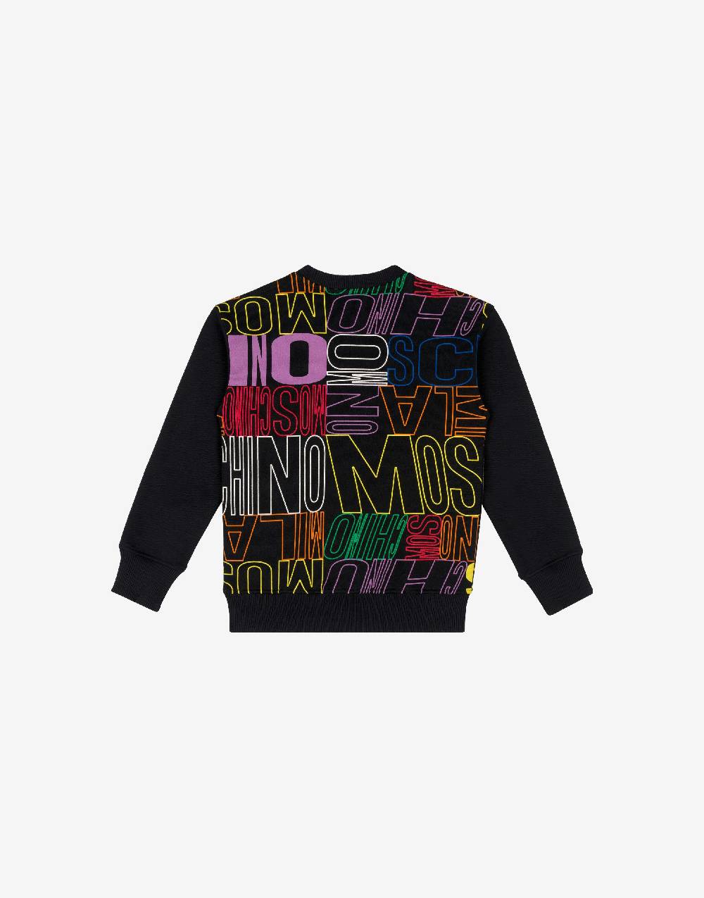 Love Moschino Felpa In Cotone Allover Logo