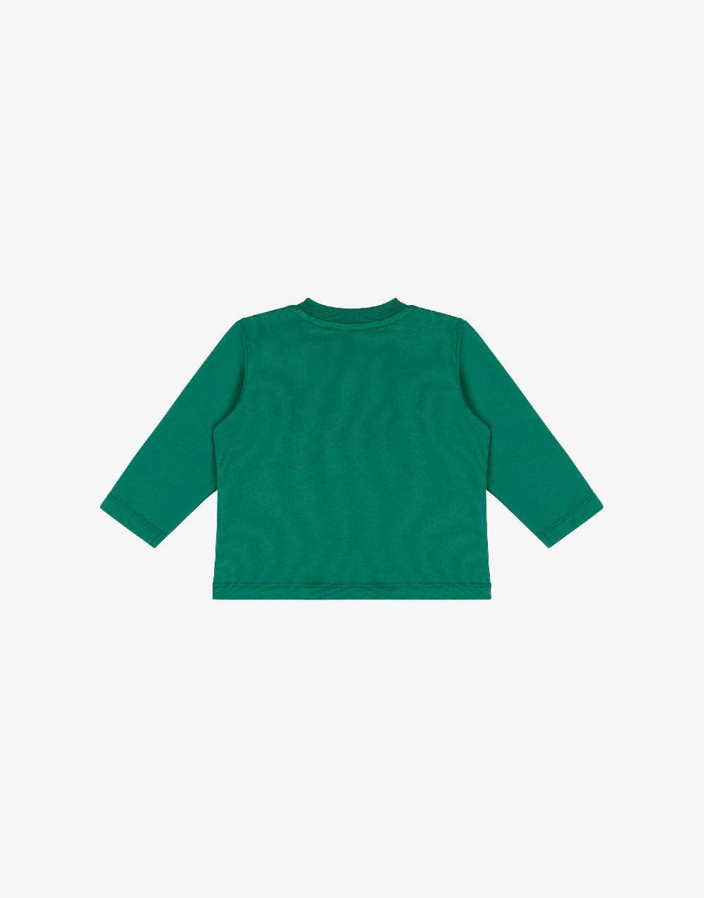 Love Moschino Felpa In Cotone Barcode Patch