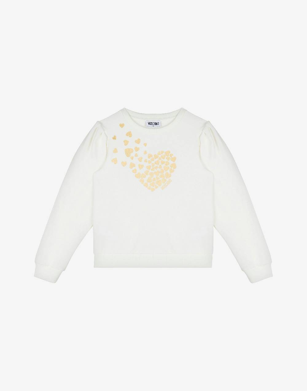 Love Moschino Felpa in cotone Degradé Heart