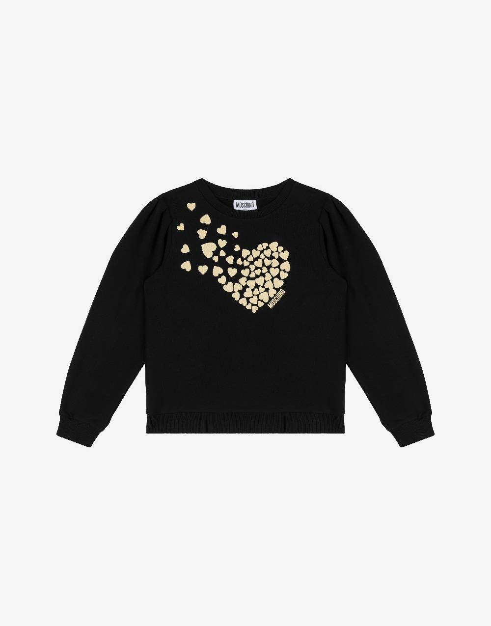 Love Moschino Felpa in cotone Degradé Heart