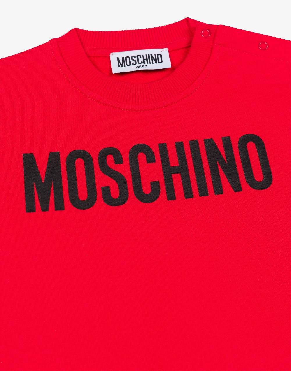 Love Moschino Felpa In Cotone Logo Print