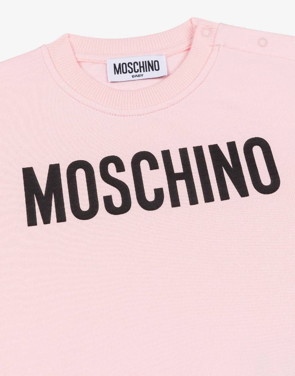 Love Moschino Felpa In Cotone Logo Print
