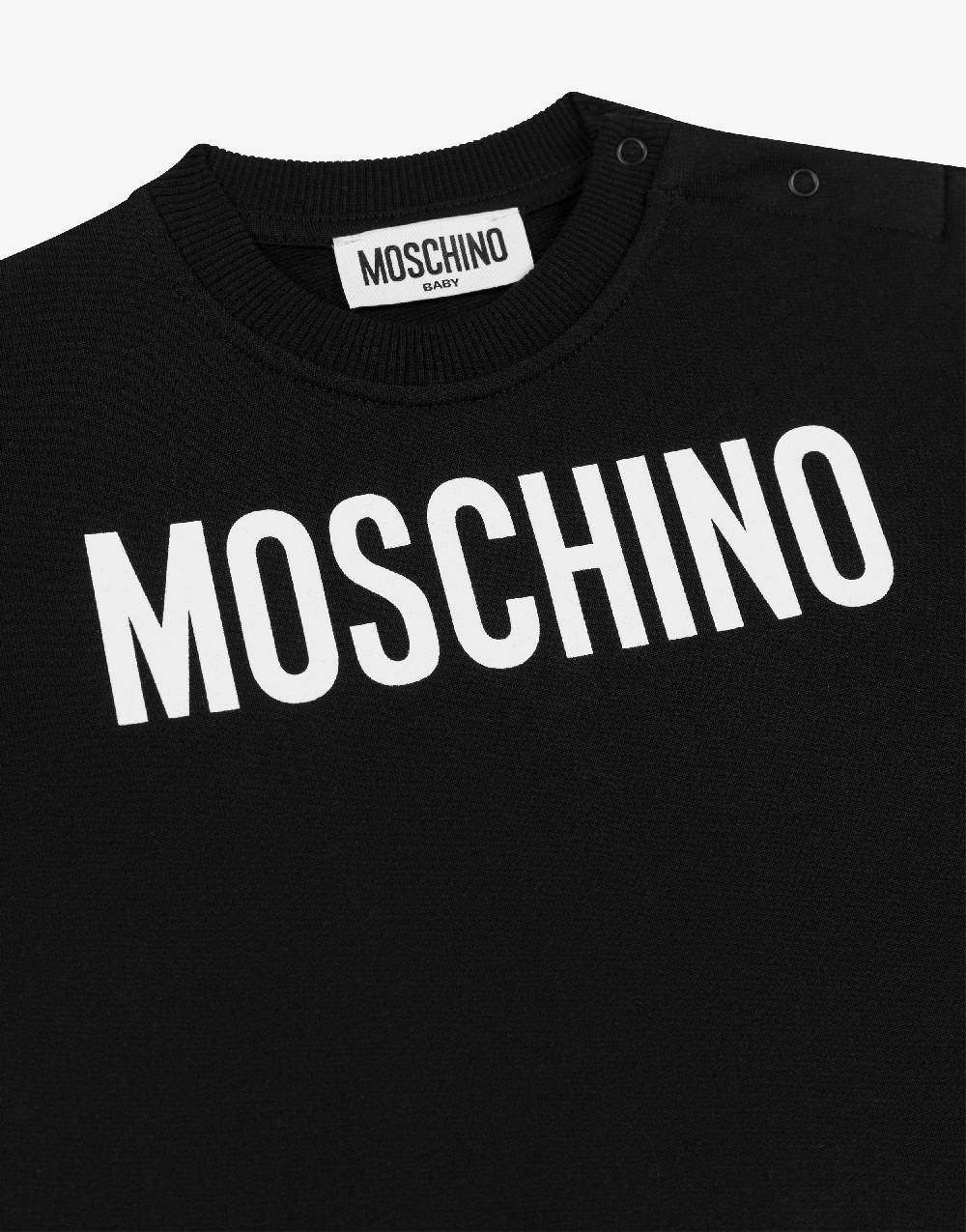 Love Moschino Felpa In Cotone Logo Print