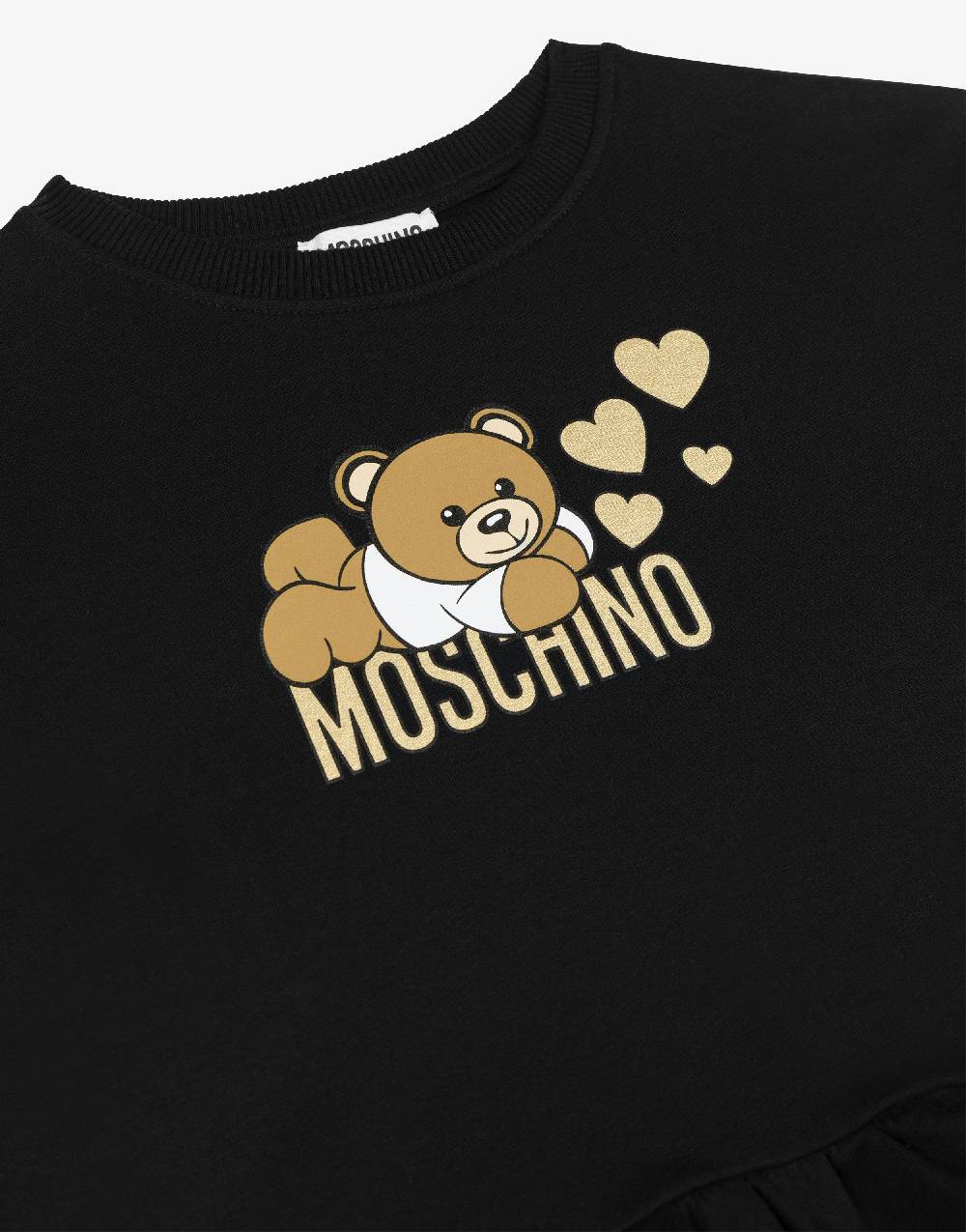 Love Moschino Felpa In Cotone Lovely Teddy Bear