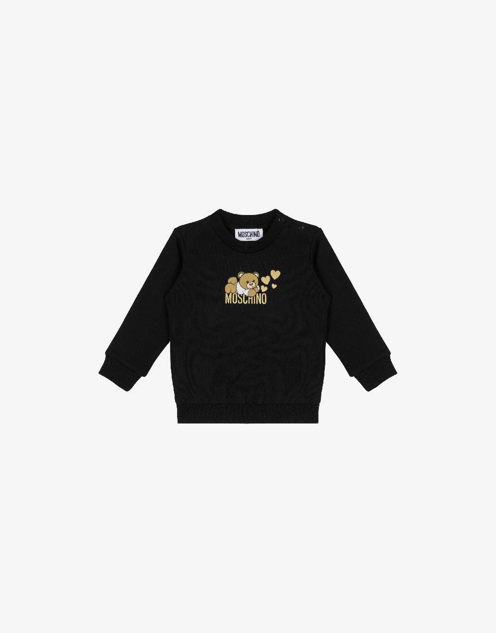 Love Moschino Felpa in cotone Lovely Teddy Bear