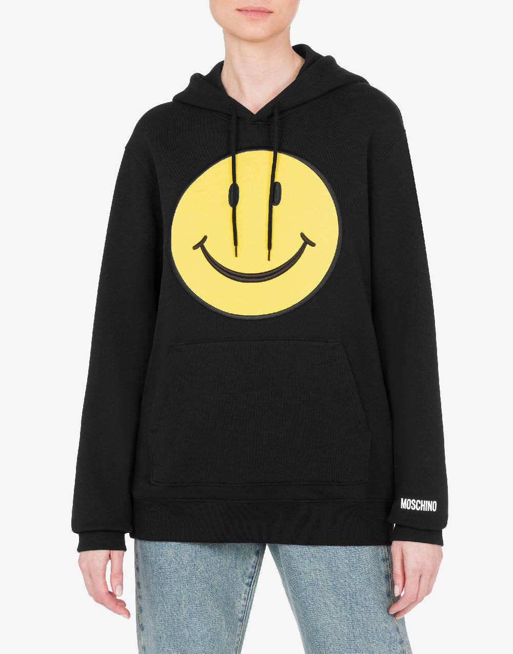 Love Moschino Felpa In Cotone Organico Smiley®