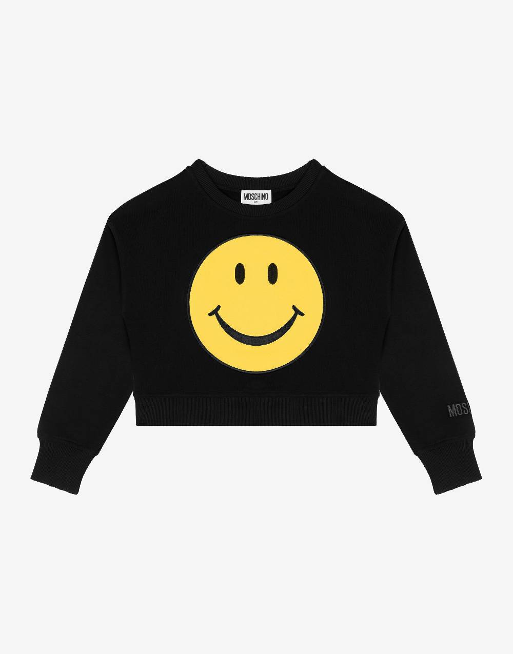 Love Moschino Felpa in cotone Smiley® Patch