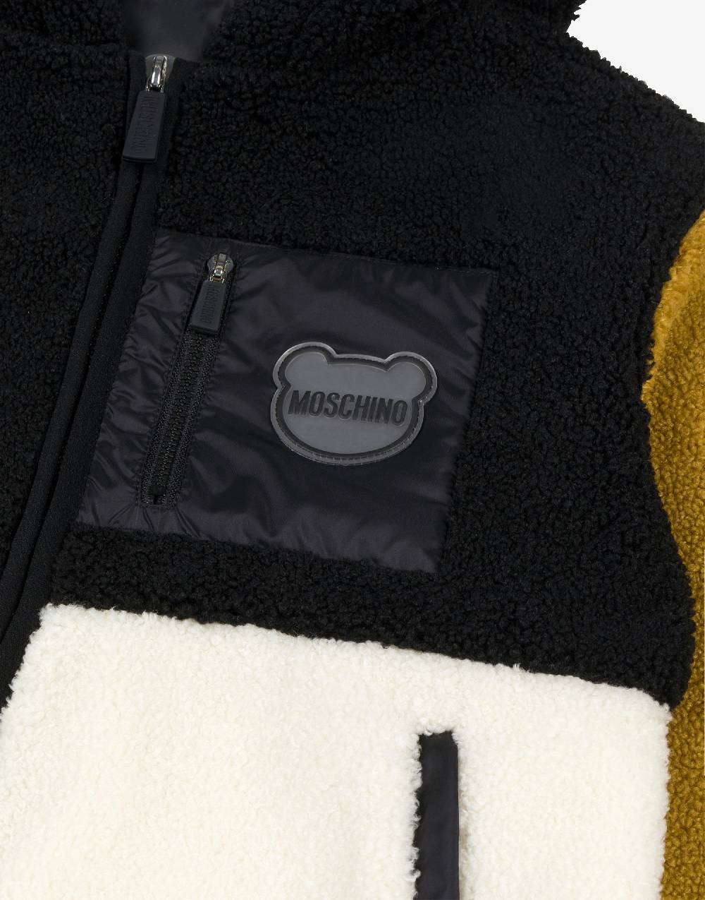 Love Moschino Giacca Con Cappuccio Teddy Patch