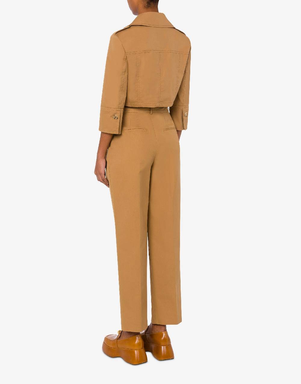 Love Moschino Giacca Cropped Heart Safety Pin