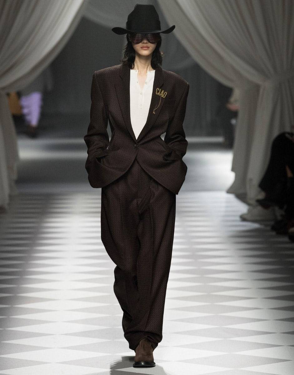 Love Moschino Giacca In Lana Jacquard Peace