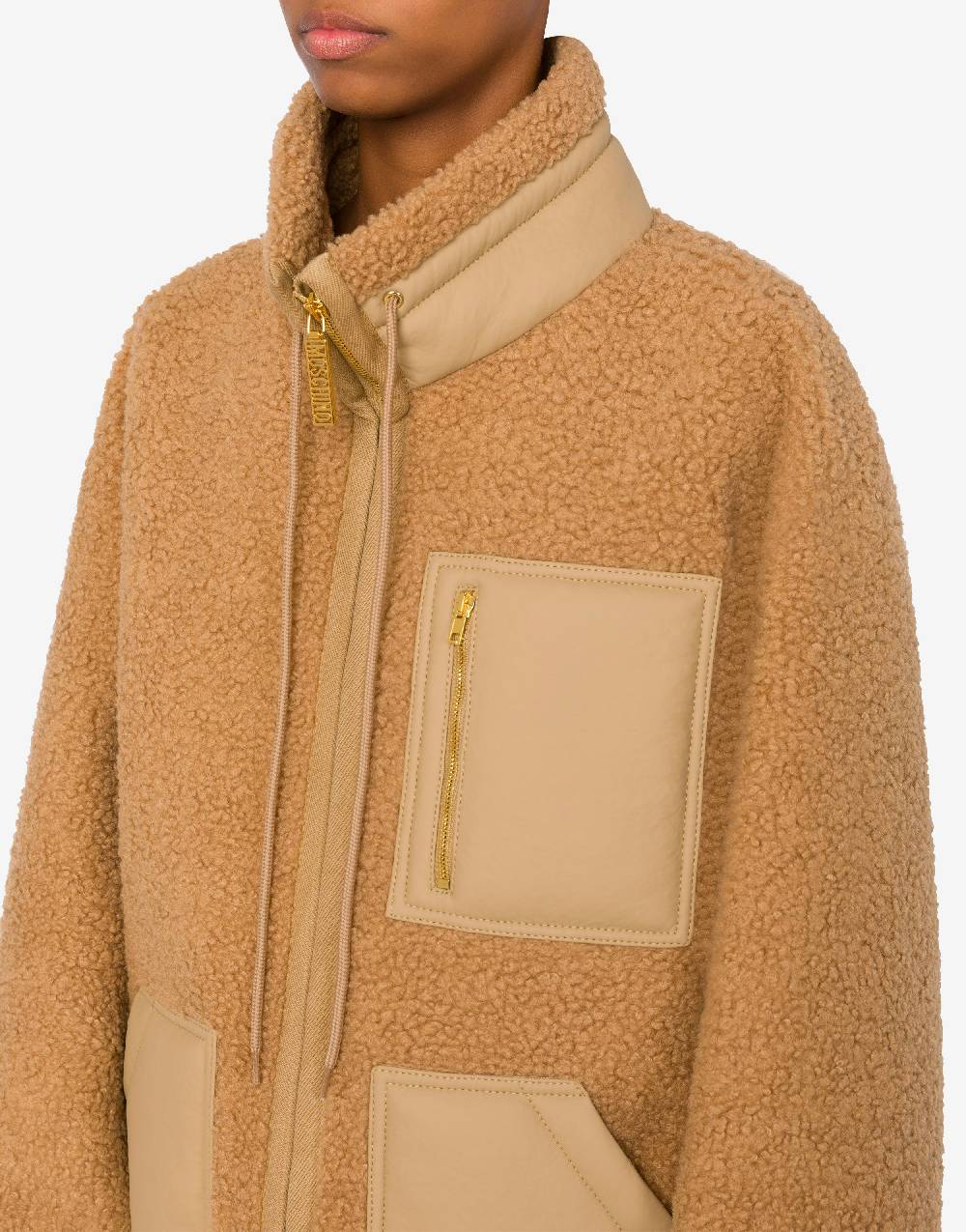 Love Moschino Giacca In Tessuto Soft Con Zip