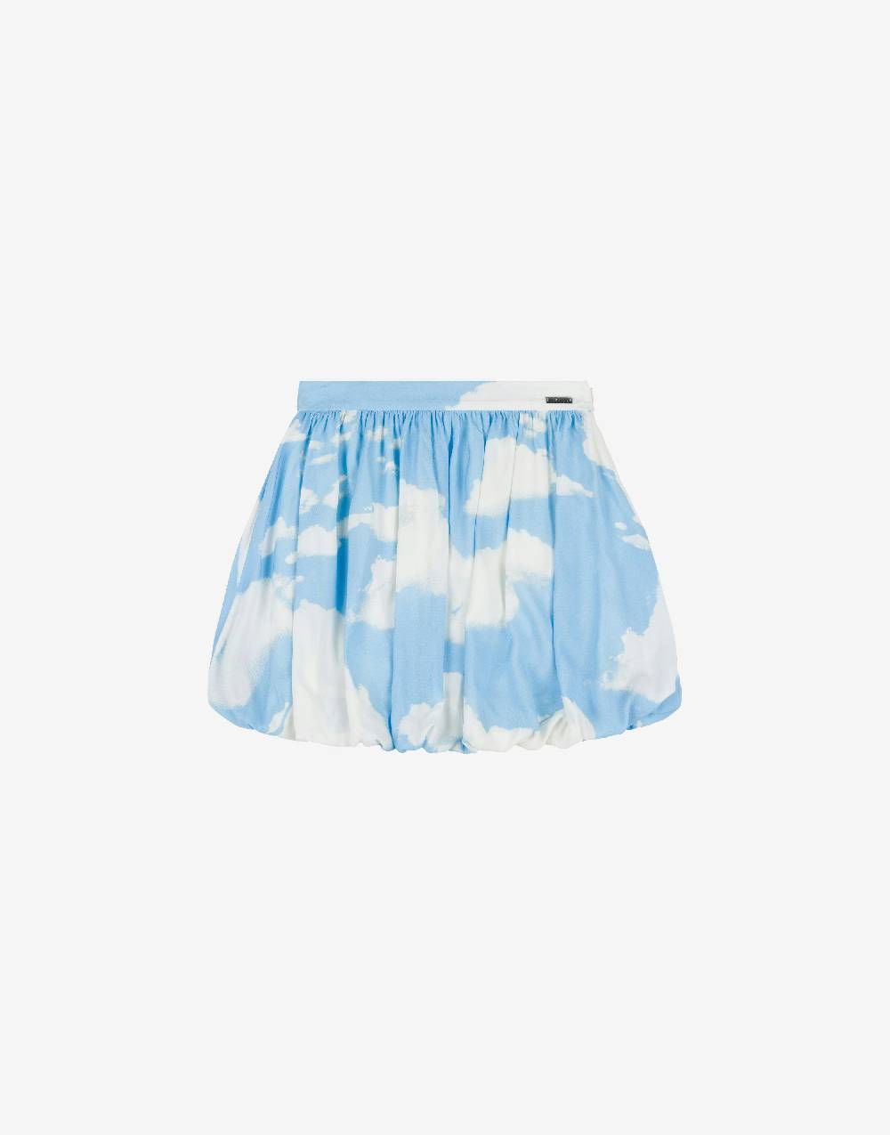 Love Moschino Gonna in crêpe Allover Clouds