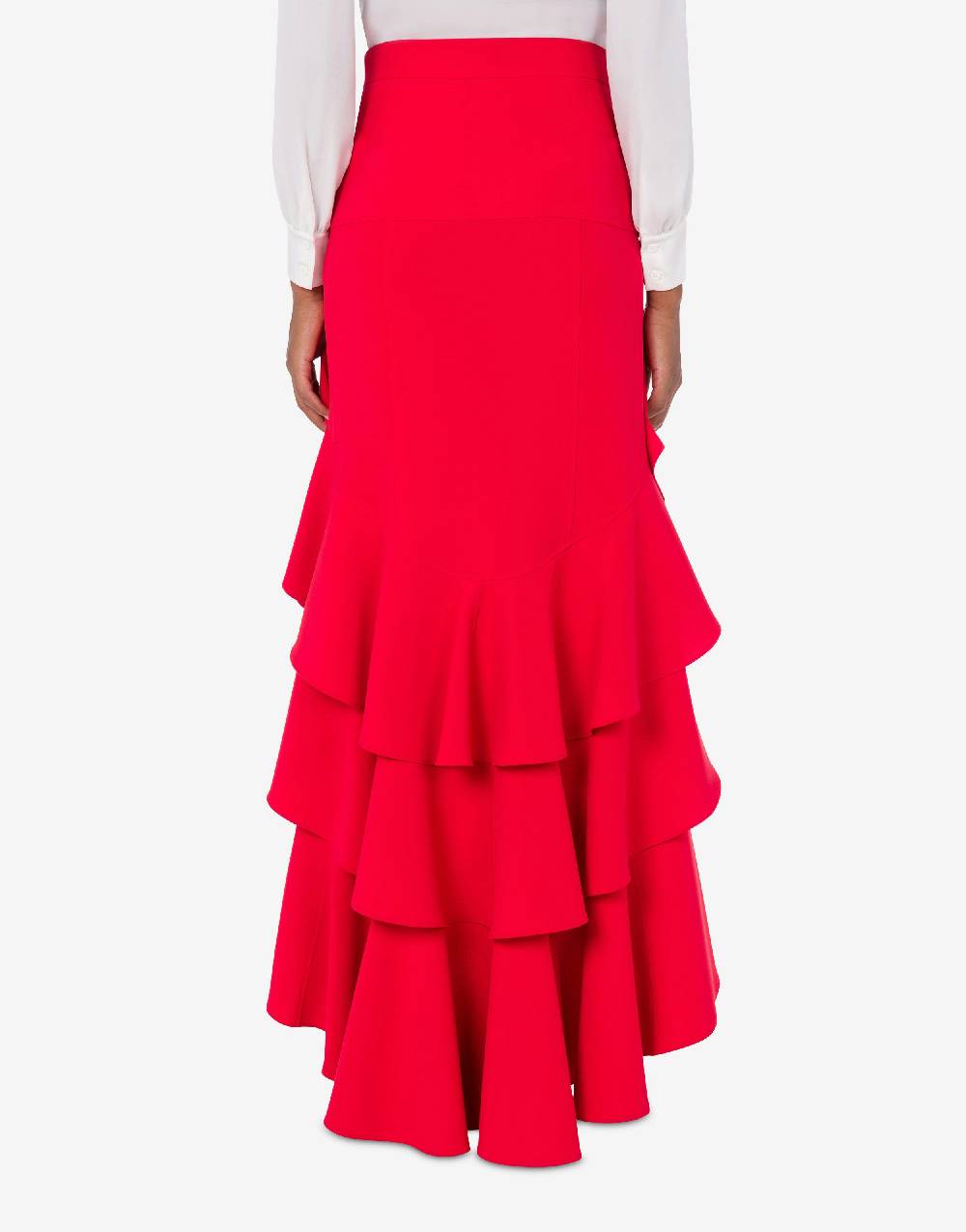 Love Moschino Gonna In Crêpe Con Ruches