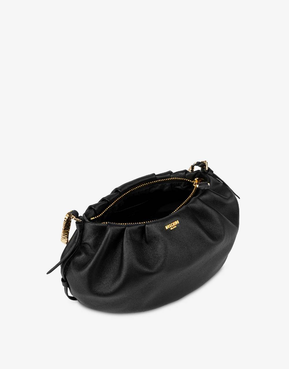 Love Moschino Hobo Bag In Nappa Mini Lettering