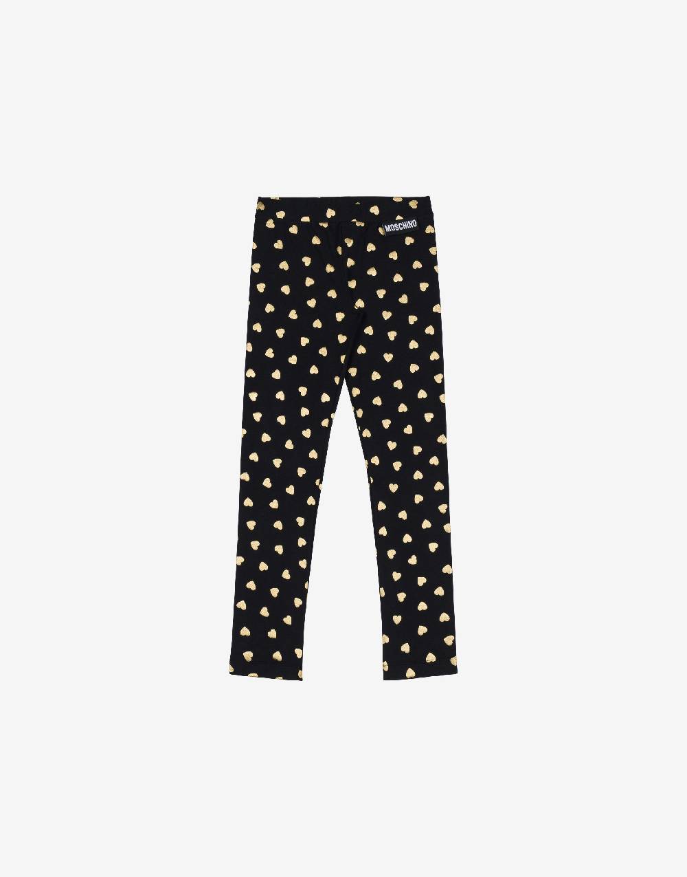 Love Moschino Leggings in jersey Allover Hearts