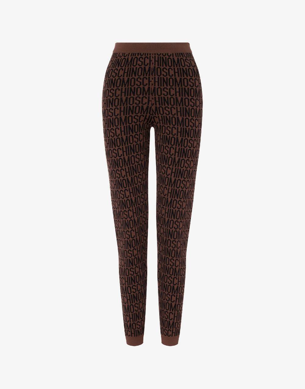 Love Moschino Leggings in lana Allover Logo