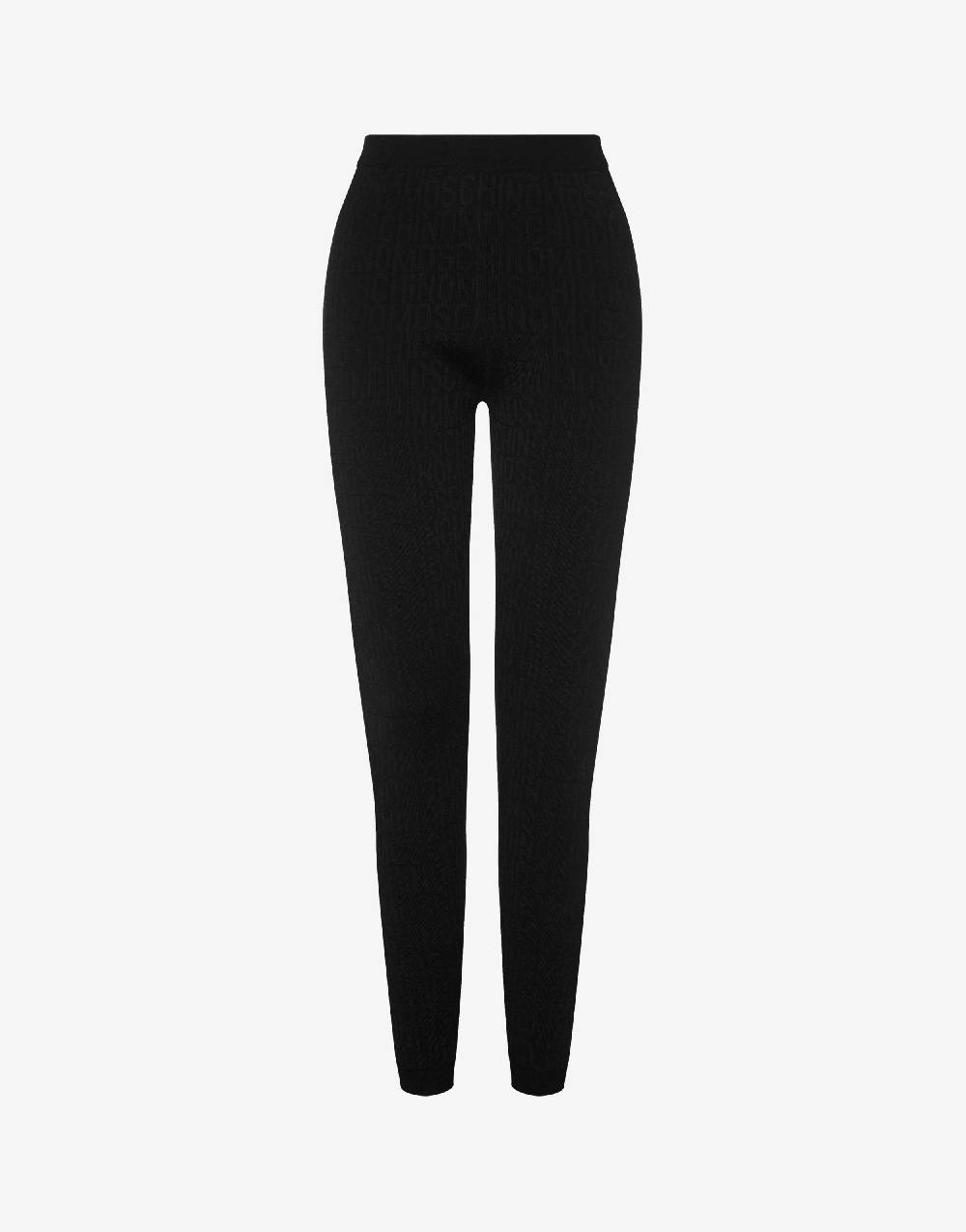 Love Moschino Leggings in lana Allover Logo