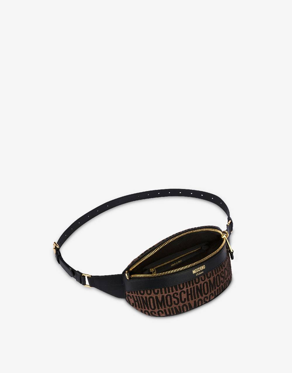 Love Moschino Marsupio In Nylon Allover Logo