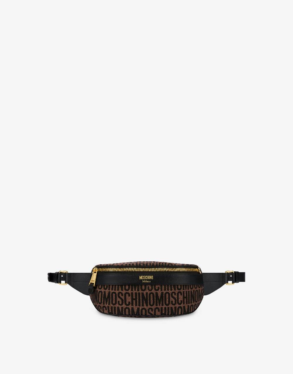 Love Moschino Marsupio in nylon Allover Logo