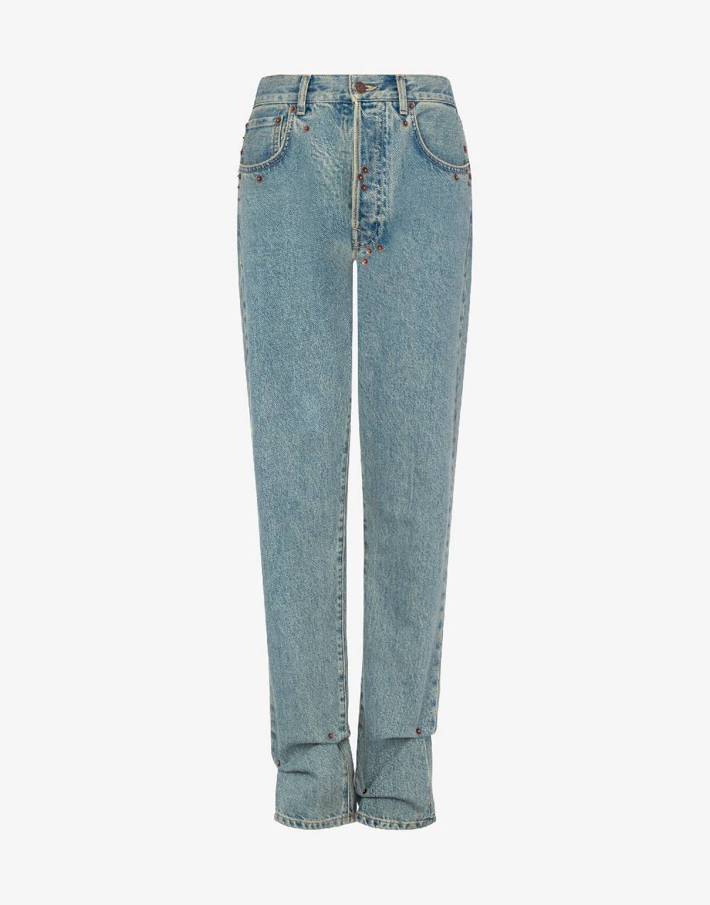 Love Moschino Pantalone in denim blu di cotone