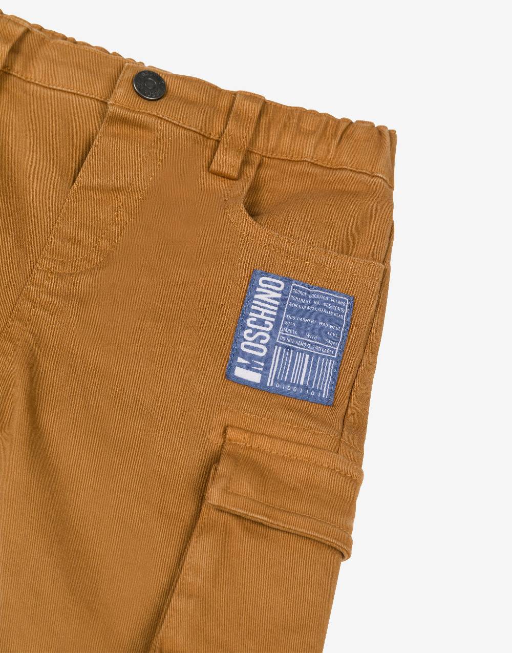 Love Moschino Pantalone In Gabardina Barcode Patch
