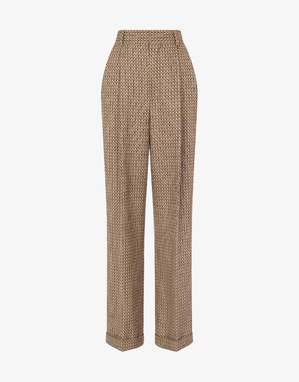 Love Moschino Pantalone in lana jacquard Peace