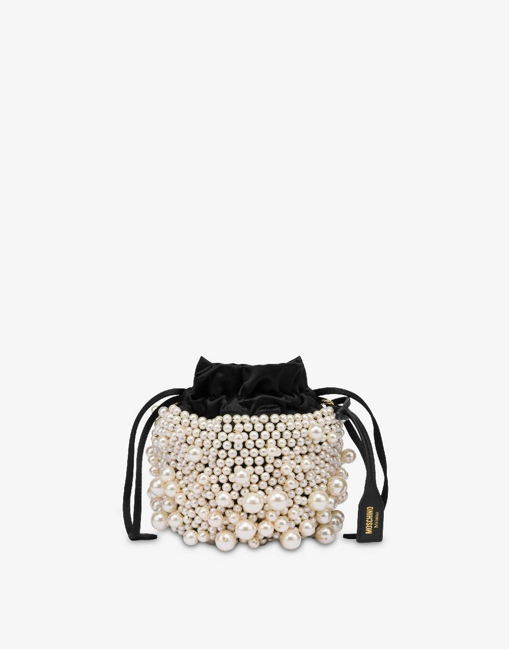 Love Moschino Pearls bucket bag