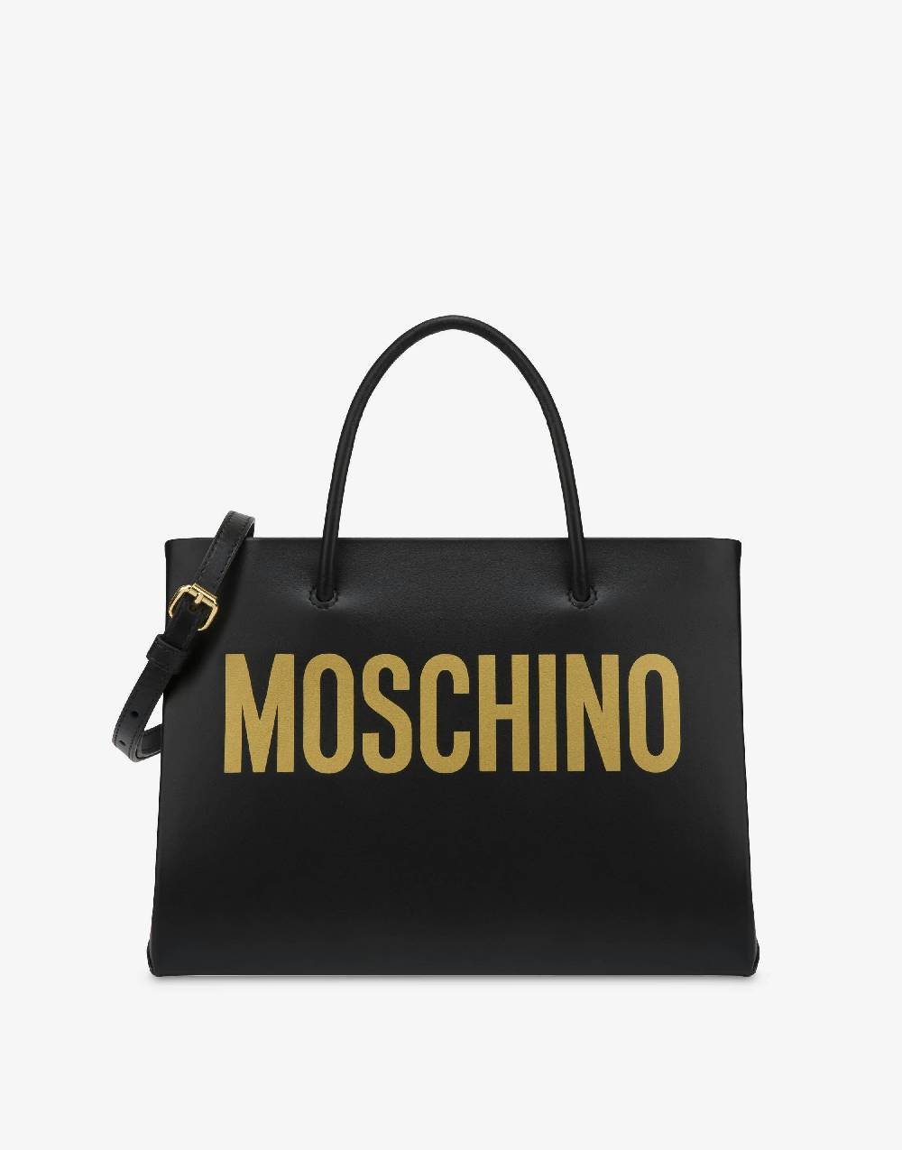 Love Moschino Piccola Shopper in vitello con logo