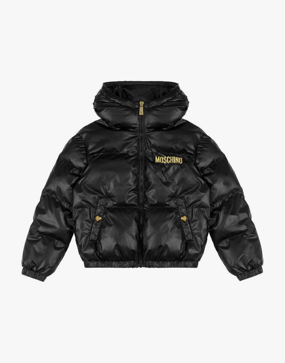 Love Moschino Piumino in nylon Logo Embroidery